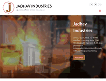 Tablet Screenshot of jadhavindustries.com